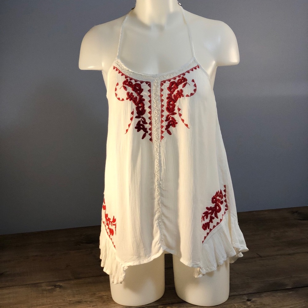 White Tank Top Blouse